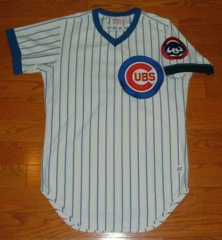Chicago Cubs Darrin Jackson Game Worn Rookie 1985 Jersey (iowa Cubs 1988)