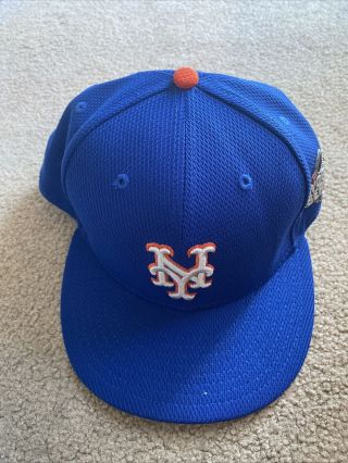 Noah Syndergaard 2015 Game Worn Ny Mets Hat - World Series Game 1 - Mlb Hologram