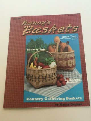 Baskets Basketry Weaving Patterns Booklets Nancy Gruber Decorative Paint Vintage