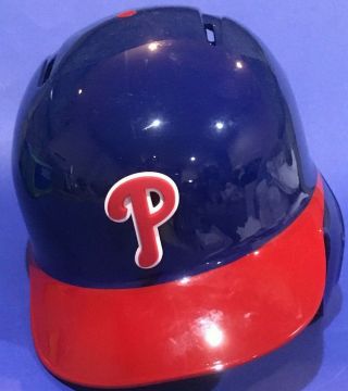 Eikhoff 48 2019 Philadelphia Phillies Game Issued Batting Helmet Alt Mlb