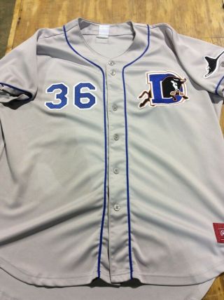 Durham Bulls Game Jersey And Hat Tampa Bay Rays Mlb