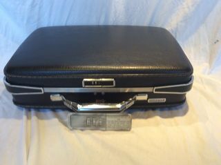Vintage Suitcase American Tourister Luggage Black Travel Overnite