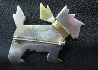 VINTAGE Sterling Silver Scotty Dog MEXICO Taxco Pin Brooch FREESHIP 2