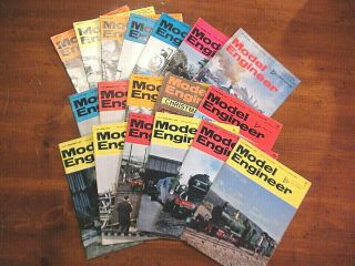 18 Different Vintage Model Engineer Magazines From 1967,  1968,  1969,  1970 And 1971