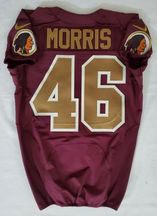 46 Alfred Morris of Washington Redskins NFL Alternate Game Issued Jersey 2