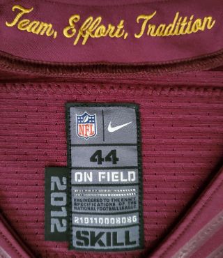 46 Alfred Morris of Washington Redskins NFL Alternate Game Issued Jersey 4