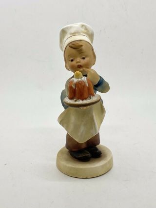 Vintage 1940s Hummel Little Baker Sampling His Wares Us Zone Germany 128
