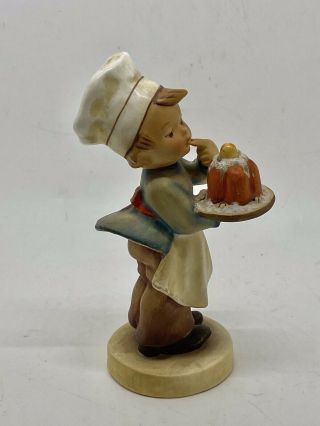 Vintage 1940s Hummel Little Baker Sampling His Wares US Zone Germany 128 2