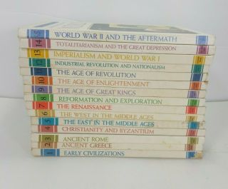 1966 Universal History Of The World Homeschool 15 Volumes Vintage Ancients