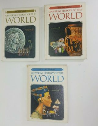1966 Universal History of The World Homeschool 15 Volumes Vintage Ancients 3