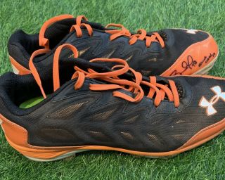 Pablo Sandoval San Francisco Giants Game Cleats 2014 MLB Auth Signed 2