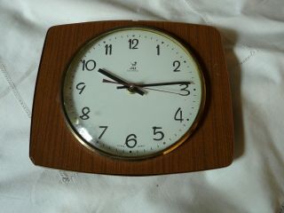 Ancienne Horloge Pendule Jaz Formica Années 60 Vintage