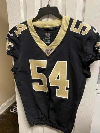 Nike Orleans Saints Game Issued/worn 2019 Jersey
