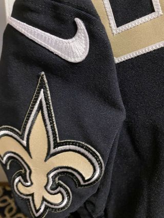 Nike Orleans Saints Game Worn/Issued 2018 Jersey 78 Tom Benson Size 50 6