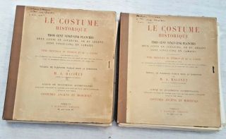 Le Costume Historique,  M.  Racinet,  285 Plates,  2 Volumes