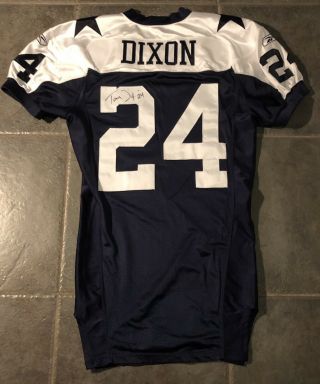 Dallas Cowboys Game Issued Tony Dixon Jersey 2004 Throwback Autographed