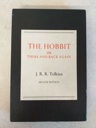 The Hobbit Or There And Back Again Boxed Deluxe Edition 1979 J.  R.  R.  Tolkien
