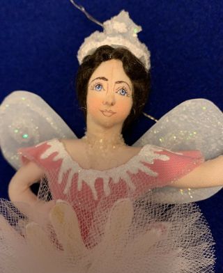Vintage Gladys Boalt Christmas Ornament,  Sugar Plum Fairy (nutcracker) 1989