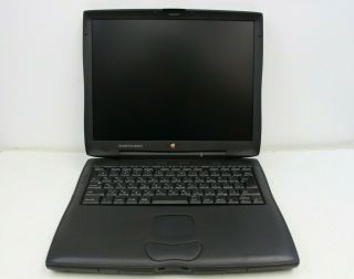 Vintage Apple Macintosh Powerbook G3 Black Model M4753 Laptop Computer