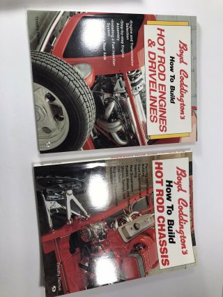 Vtg Boyd Coddington’s How To Build Hot Rod Chassis/hot Rod Engines & Drivelines