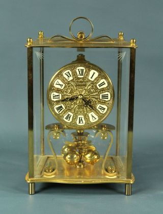Vtg Kundo Kieninger & Oberfell Square Anniversary Clock Made In West Germany