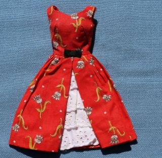 Vintage Barbie Garden Tea Party Dress 1964 1606