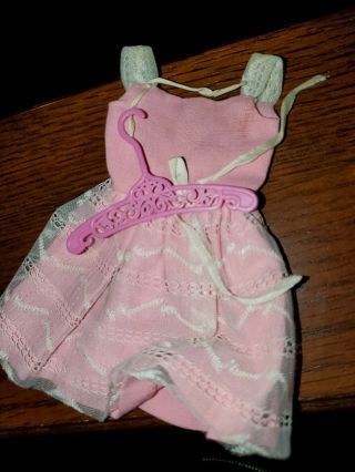 Vintage Skipper Doll - Pak Party Pink Dress - Tagged - 1965 - 1967