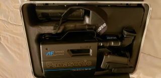 Panasonic Omnimovie Vhs Af Hq Ccd Pv - 320d Vintage 1987 Video Recorder & Case