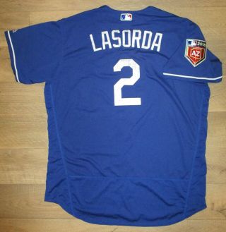 Tommy Lasorda Team Issued 2018 Dodgers Spring Training Jersey Sz 54 Majestic Tom
