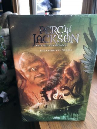 Percy Jackson - Olympians Box Hardcover Set 1 - 5 Signed Riordan