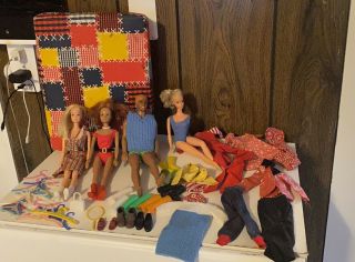 Babries Case Ken Doll Clothes And Accessories Vintage 1958 And Up.  Great Set