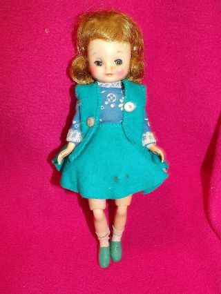 Vintage American Character Tiny Betsy Mccall Doll In Clothes & Shoes