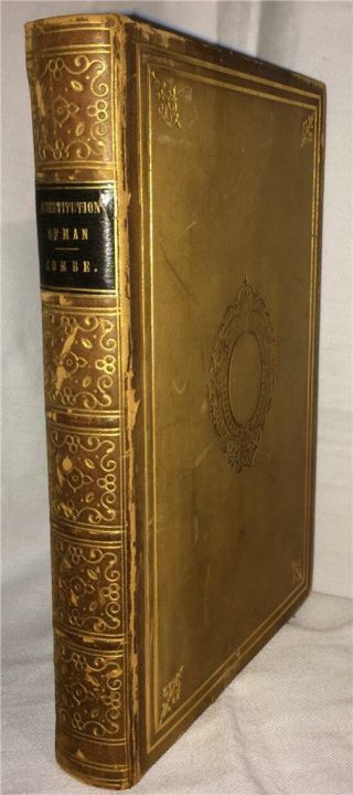 1848 The Constitution Of Man George Combe Phrenology Occult Science