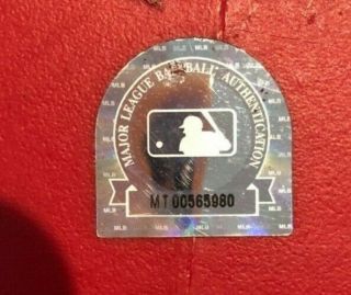 Boston Red Sox Fenway Park Seat Back MLB Authentication 3