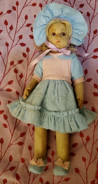 Vintage / Antique Lenci Or Lenci - Type Doll
