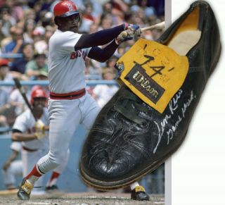 Jim Rice Boston Red Sox Signed Auto Game Worn 1975 Cleat Spike Shoe Jsa
