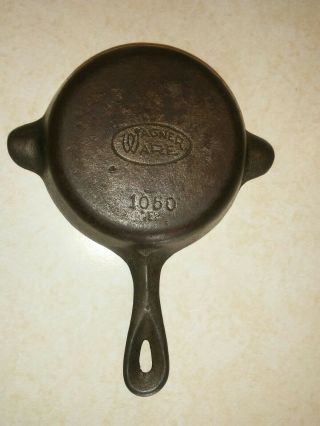 Vintage Wagner Ware Skillet Mini Cast Iron 1050 Ashtray Spoon Holder Decor Toy