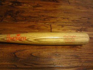 Terry Puhl 1990 Houston Astros Game Worth Bat (royals) 1986 Nl Champs