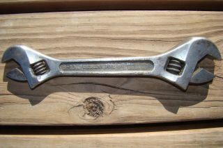 Vintage Crescent Tool Co.  8 - 10 In Double End Adjustable Wrench Jamestown,  Ny