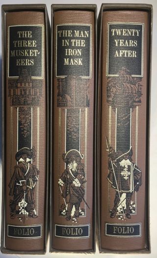Alexandre Dumas / Folio Society The Three Musketeers The Man In The Iron Mask