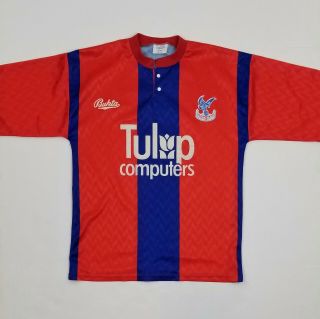 1991 - 92 Crystal Palace Football Shirt Soccer Jersey Bukta Vintage Kit Vtg Small