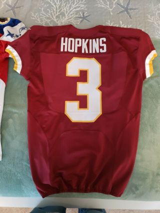 Dustin Hopkins Washington Redskins Nike Nfl Game Issued Jersey