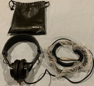 Vintage Sony Dynamic Stereo Headphones Mdr - V4 W/bag