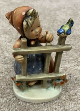 Vintage Goebel Hummel Figurine " Signs Of Spring " 203 2/0 Tmk - 5,  Germany
