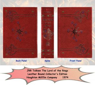 Lord Of The Rings Trilogy Leather Bound Collector 