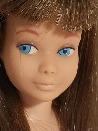 Vintage Barbie Sister Skipper Brunette Short Hair Sl Mattel 1960s