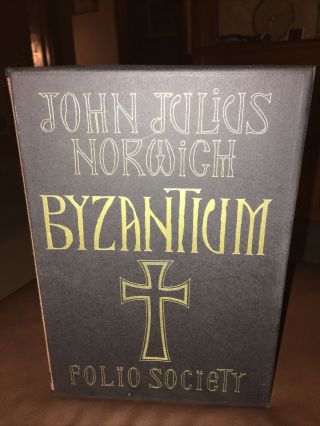 John Julius Norwich Byzantium 3 Volume Folio Society Boxed Set Unread