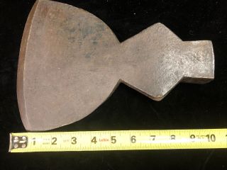 Vintage Large Broad Head Hewing Axe 5 1/2lbs Unknown Maker