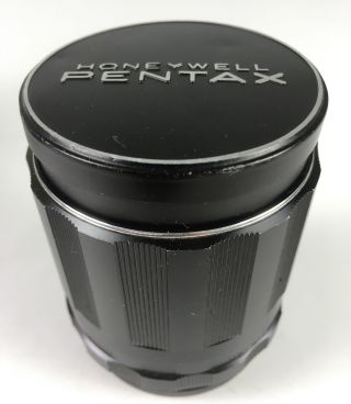 Vintage Honeywell Pentax Asahi Camera Lens 1:2.  5/135,  Model 6614364,  With Case 2