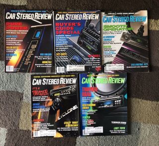 Vintage 1996 Car Stereo Review Magazines Car Audio Buyer’s Guide Pics,  Adds